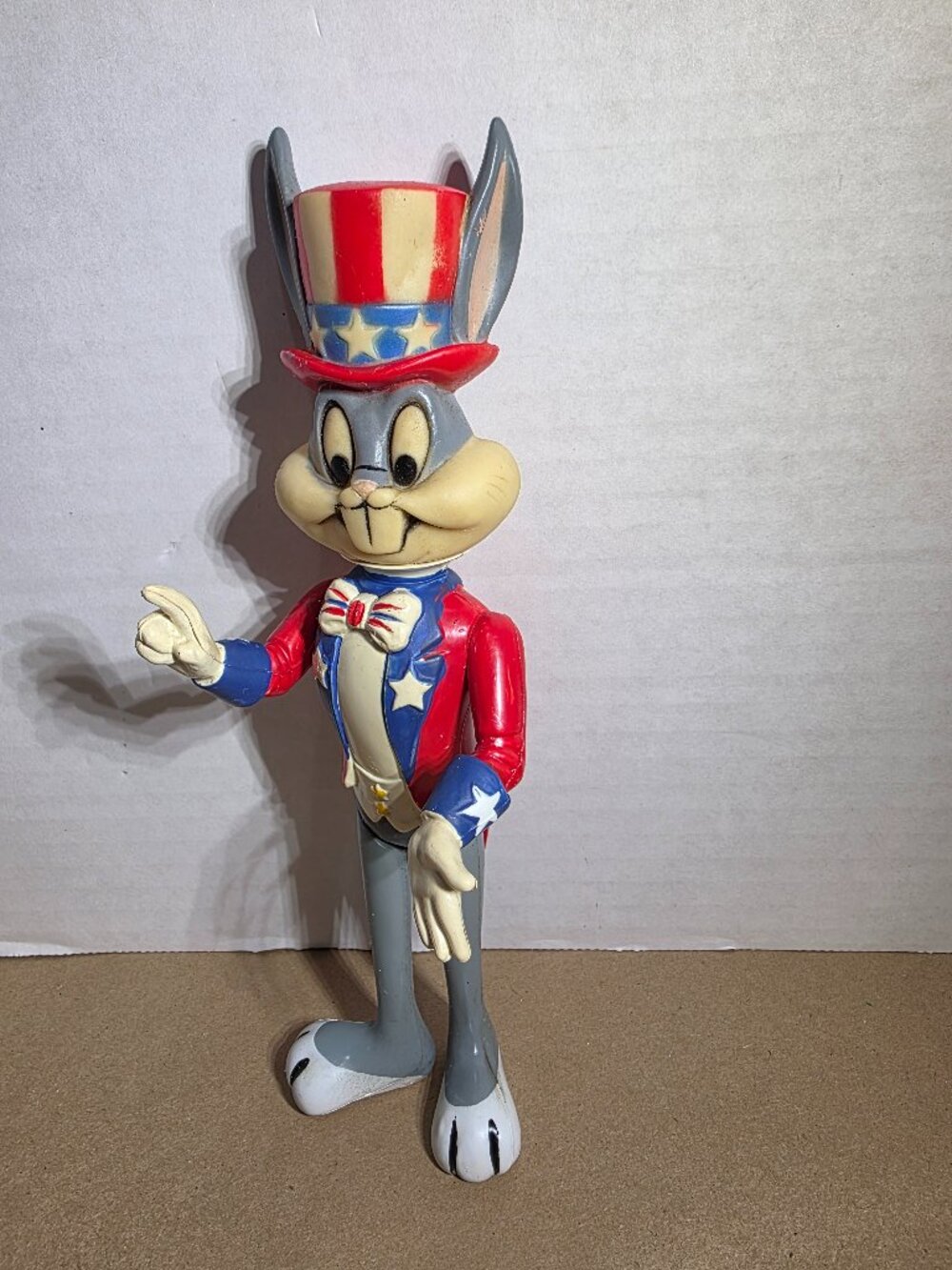 VTG 1975 Dakin Bugs Bunny Uncle Sam Patriotic 9” Figure Warner Bros Looney Tunes